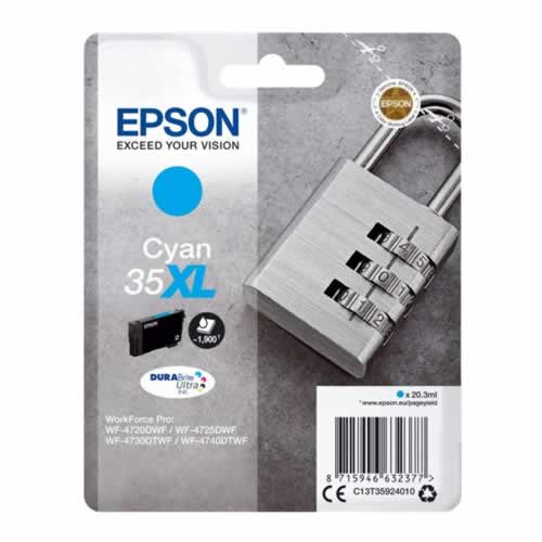Tinteiro Original Epson 35 XL Ciano