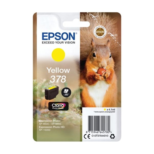 Tinteiro Original Epson 378 Amarelo