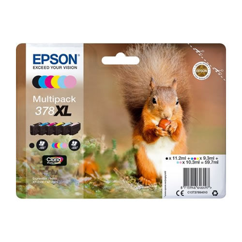 Tinteiro Original Epson 378 XL Pack 6 cores