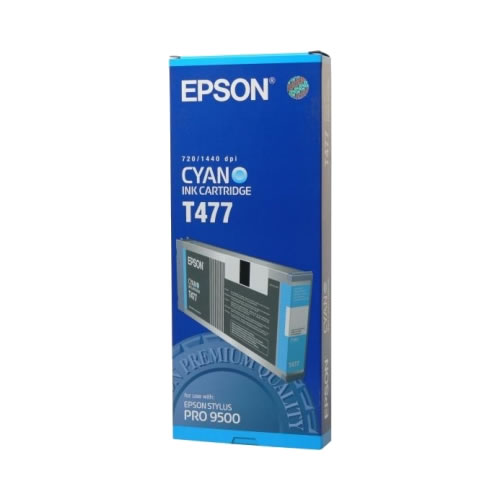 Tinteiro Original Epson T477 Ciano