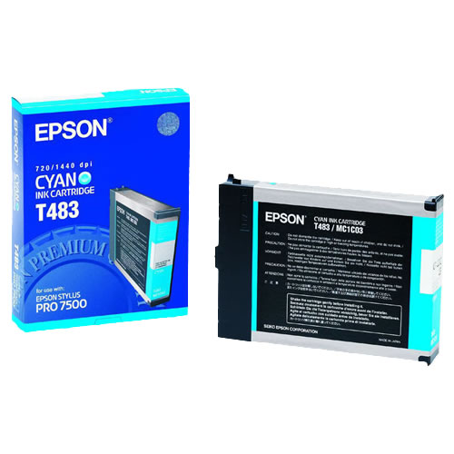 Tinteiro Original Epson T483 Ciano