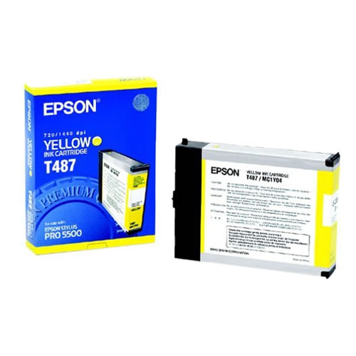 Tinteiro Original Epson T487 Amarelo