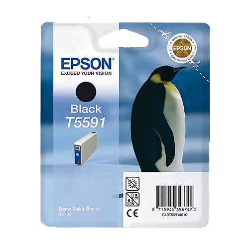 Tinteiro Original Epson T5591 Preto