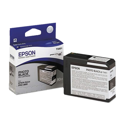 Tinteiro Original Epson T5801 Preto Photo