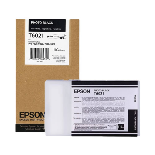 Tinteiro Original Epson T6021 Preto Photo