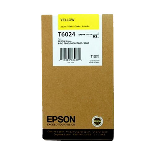 Tinteiro Original Epson T6024 Amarelo
