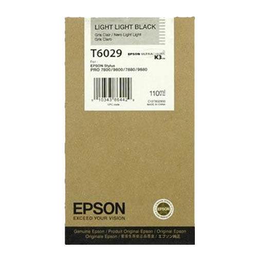 Tinteiro Original Epson T6029 Cinzento Claro