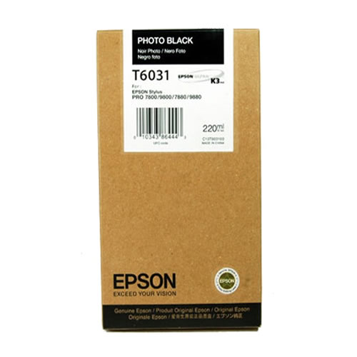 Tinteiro Original Epson T6031 Preto Photo