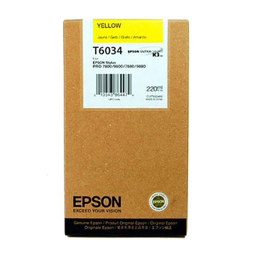 Tinteiro Original Epson T6034 Amarelo