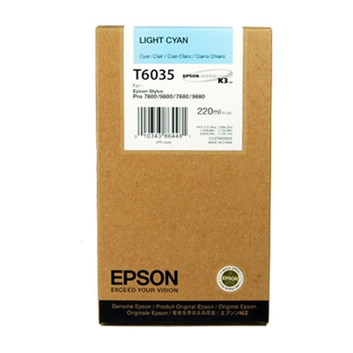 Tinteiro Original Epson T6035 Ciano Claro