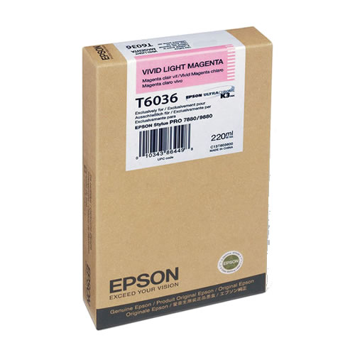 Tinteiro Original Epson T6036 Magenta Claro