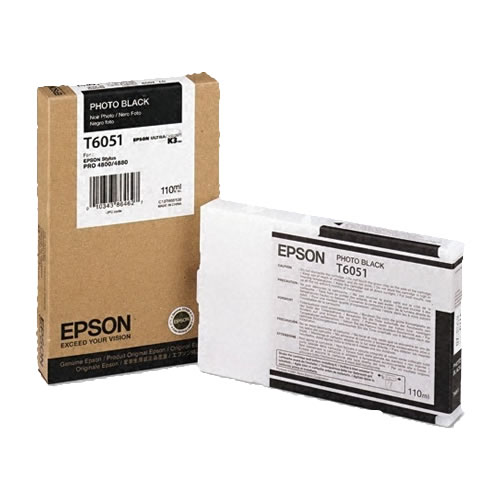 Tinteiro Original Epson T6051 Preto
