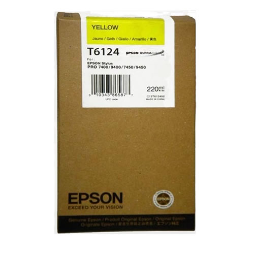 Tinteiro Original Epson T6134 Amarelo