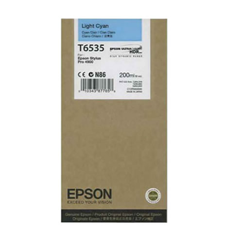 Tinteiro Original Epson T6535 Ciano Claro