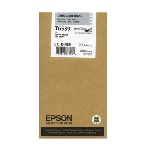 Tinteiro Original Epson T6539 Cinzento Claro