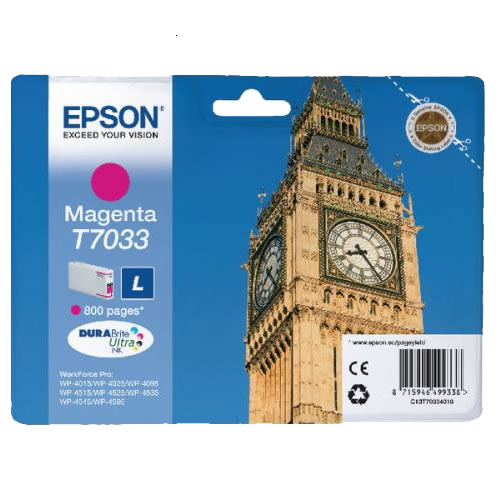 Tinteiro Epson T7033 Standard Magenta