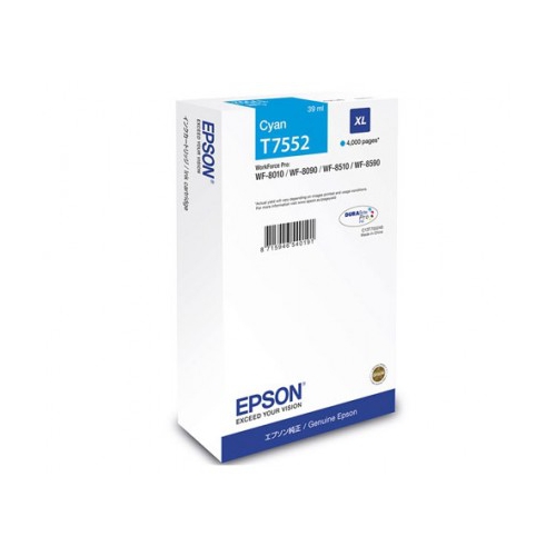Tinteiro Original Epson T7552 Ciano