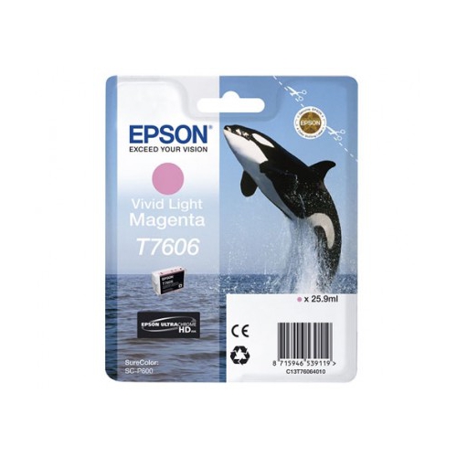 Tinteiro Original Epson T7606 Magenta Claro