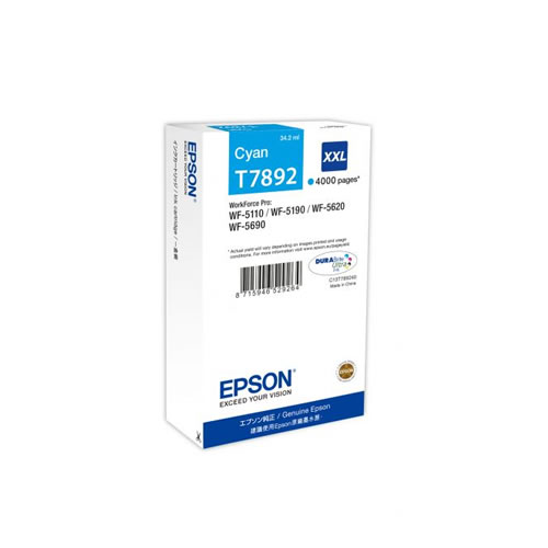 Tinteiro Original Epson T7892 Ciano
