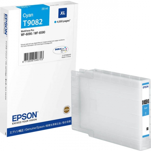 Tinteiro Original Epson T9082 Ciano