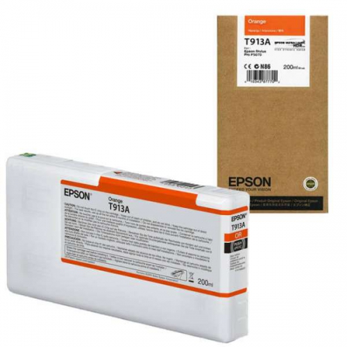 Tinteiro Original Epson T913A Laranja