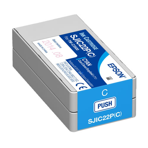 Tinteiro Original Epson SJIC22 Ciano