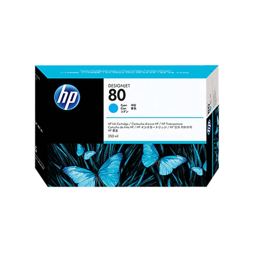 Tinteiro Original HP 80 (C4846A) Ciano Alta Cap