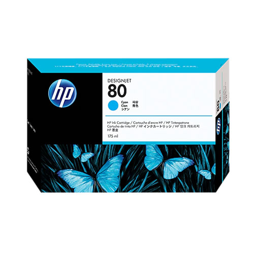 Tinteiro Original HP 80 (C4872A) Ciano