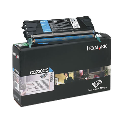 Toner Original Lexmark C522 Ciano