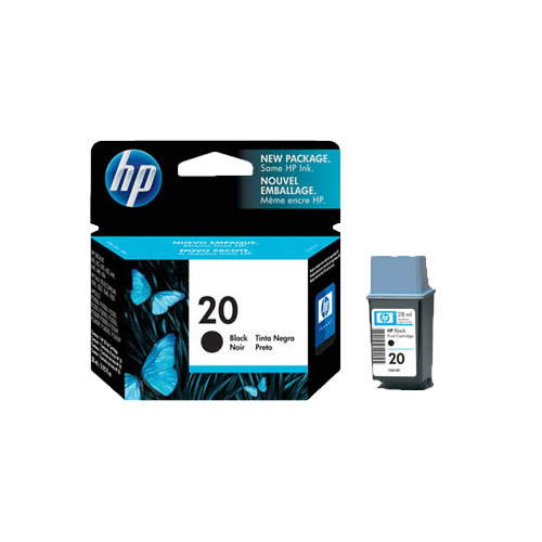 Tinteiro Original HP 20 (C6614D) Preto