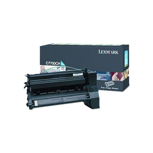 Toner Original Lexmark C770 Ciano Alta Cap.
