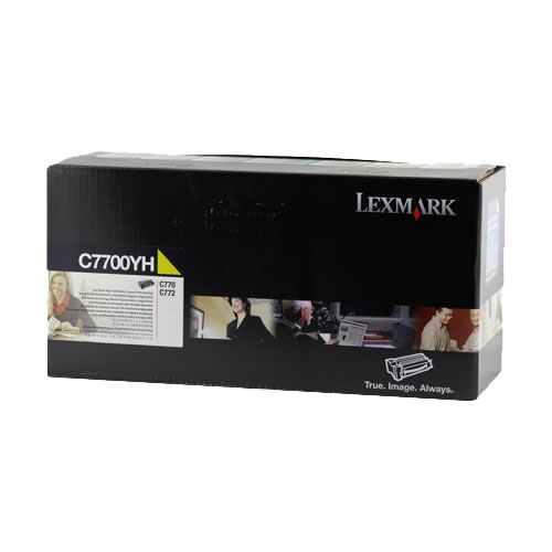 Toner Original Lexmark C770 Amarelo Alta Cap.
