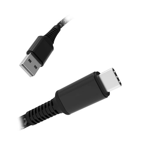Cabo USB A para USB Tipo-C 2m - Preto