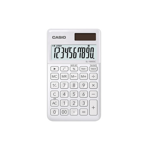 Calculadora de Bolso Casio SL1000SCWE Branco