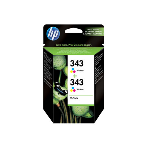 Tinteiro Original HP 343 (CB332E) Tricolor 2 un