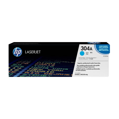 Toner Original HP CC531A Ciano