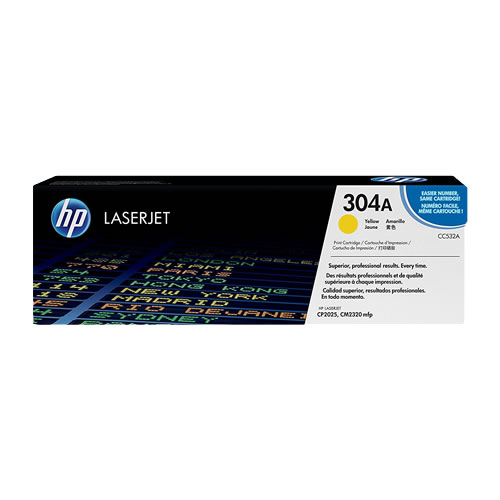 Toner Original HP CC532A Amarelo