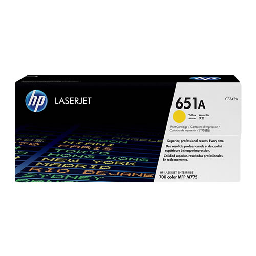 Toner HP Laserjet 651A (CE342A) Amarelo