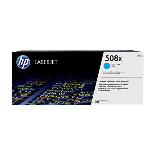 Toner Original HP Laserjet 508X M553 A.C. Ciano