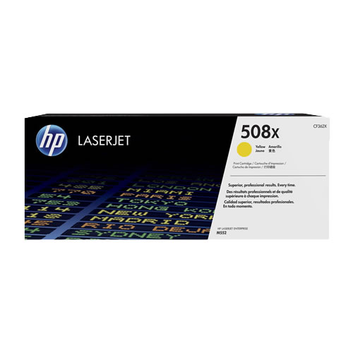 Toner Original HP Laserjet 508X M553 A.C. Amarelo