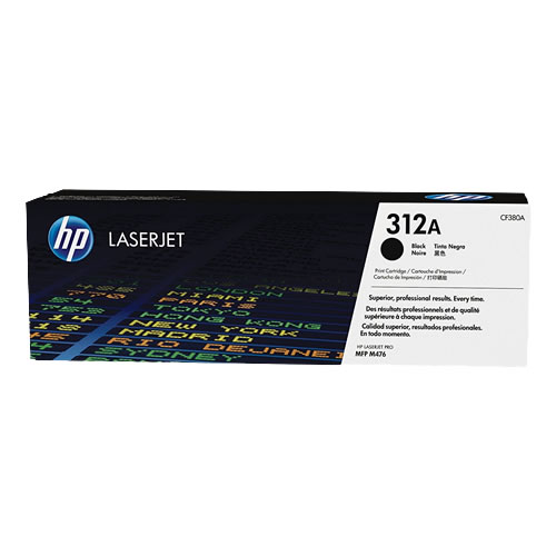 Toner Original HP 312A (CF380A) Preto