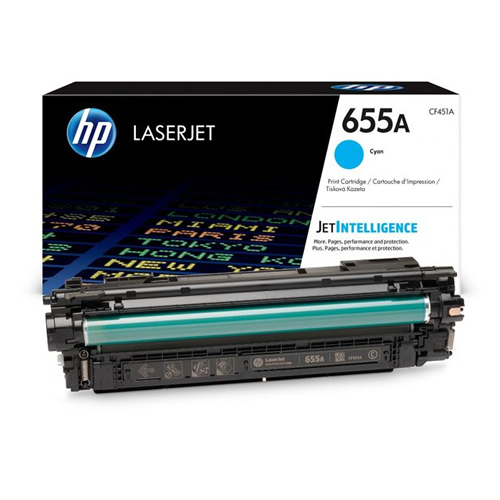 Toner Original HP 655A Ciano