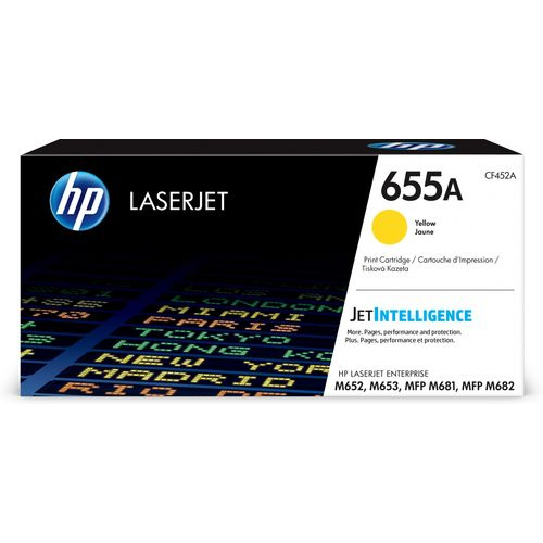 Toner Original HP 655A Amarelo