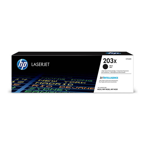 Toner Original HP 203X (CF540X) Preto