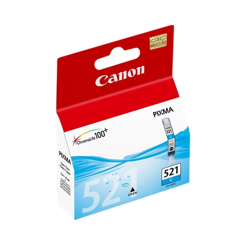 Tinteiro Original Canon CLI-521 Ciano