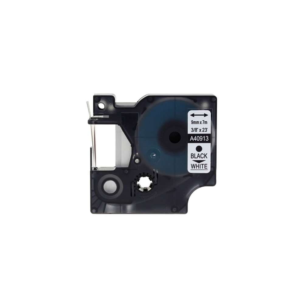 Fita Gravação Orig. Dymo 12mmX7m Preto/Branco