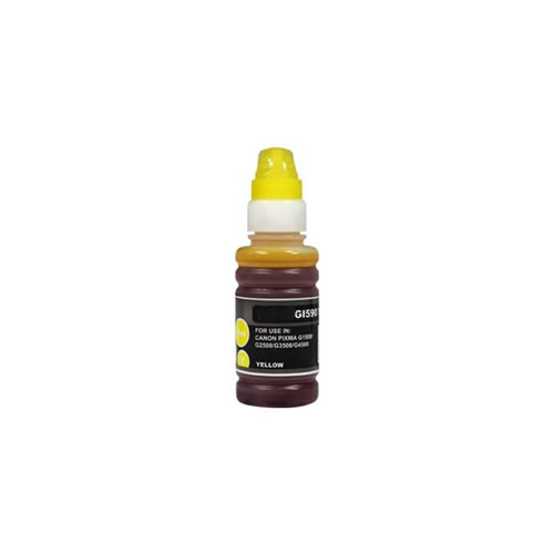 Tinteiro Compatível Canon GI-590 Amarelo