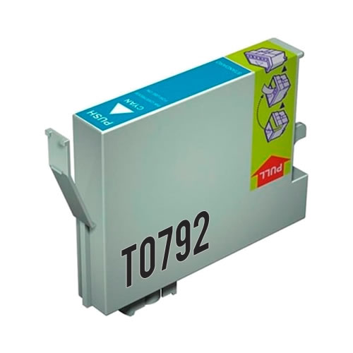 Tinteiro Compatível Epson T0792 Ciano