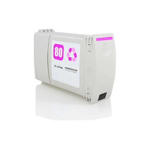 Tinteiro Compatível HP 80 350ml Magenta 