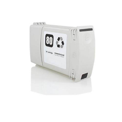 Tinteiro Compatível HP 80 350ml Preto
